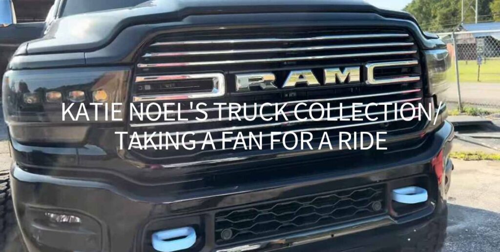 KATIE NOEL'S TRUCK COLLECTION_TAKING A FAN FOR A RIDE