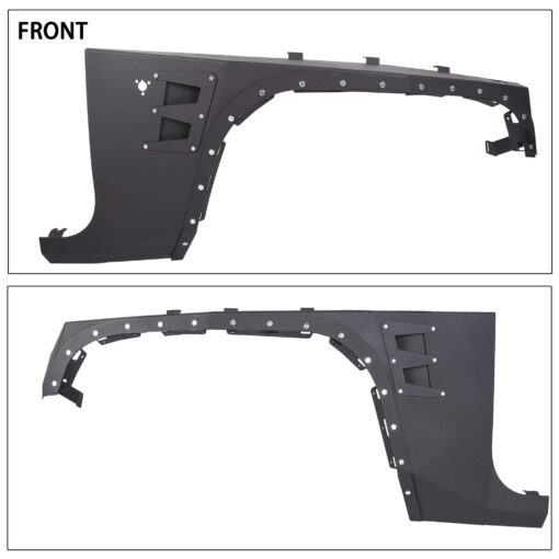 Body Armor Fender Flares for 2007-2018 Jeep Wrangler JK - Image 2