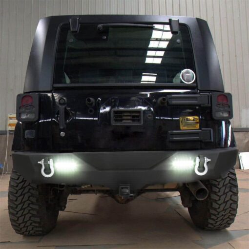 Textured Rear Bumper for 2007-2018 Jeep Wrangler JK - Image 10