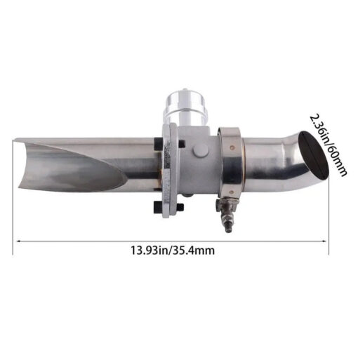 2.5 Inch Stainless Steel Exhaust Cutout Be-Cut Pipe Kit Dual - Image 3