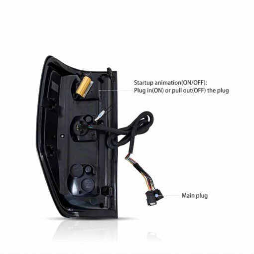 12-22 Ford Ranger LED Upgrade Tail Lights With Amber Sequential Turn Signal (Not Fit For US Models) - Image 2