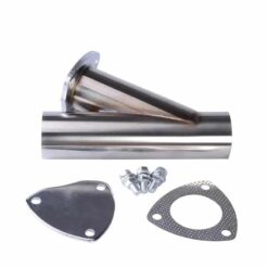Universal Exhaust System 2.5/3.0 Inch Stainless Steel Exhaust Cutout Y-Pipe Cutout With Stainless Cap