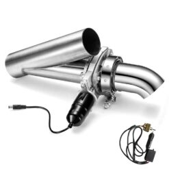 2.0"/2.25"/2.5"/3.0" Single Electric Exhaust Cutout with Manual Switch
