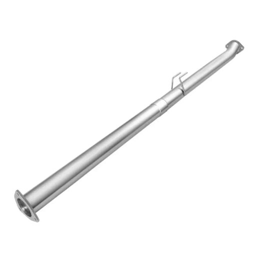 For 4.0/5.0 Inch 6.7 Powerstroke Ford F-250 F-350 F-450 DPF Delete Race Pipe Downpipe-Back w/Muffler Exhaust( 2011-2023) - Image 2