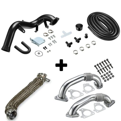 EGR/CCV PCV Reroute Delete 2007.5-2010 LMM 6.6L Duramax All-in-One Kit