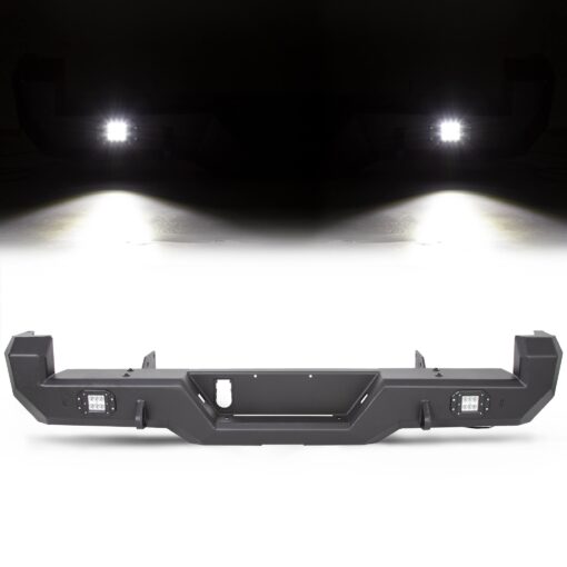 Black Rear Bumper for 2016-2020 Toyota Tacoma - Image 7