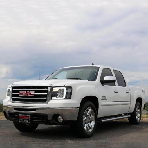 07-13 GMC Sierra 2th Gen (GMT902) Vland LED Reflection Bowl HeadLights Chrome - Image 4
