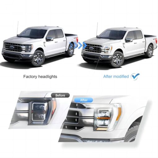 21-24 Ford F150 14th Gen LED Matrix Headlights - Image 6