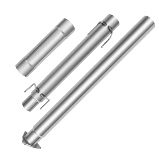 45 Downpipe-Back 2016-2018 5.0 Cummins  Nissan Titan DPF Delete Race Pipe - Image 4
