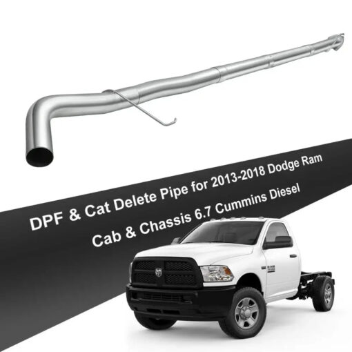 4"/5" DPF Delete 6.7 for Dodge Ram Cummins Cab & Chassis Turbo-Back / Downpipe-Back(2011-2018) - Image 6