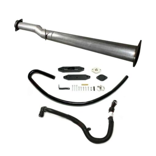4'' Race Pipe + Exhaust Coolant Line Kit for  6.7L Ford(2011-2022)