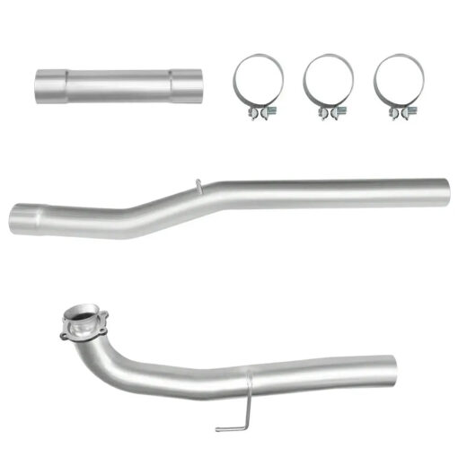 For 4.0/5.0 Inch L5P 6.6 Duramax Chevy GMC DPF Delete Race Pipe Downpipe-Back(2017-2022) - Image 7