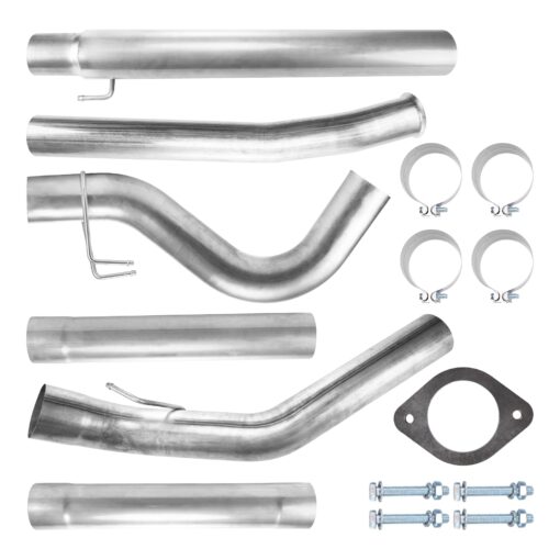 4.0/5.0 Inch 6.7L Powerstroke Diesel Downpipe-Back DPF Delete Exhaust System for 2011-2024 Ford - Image 2