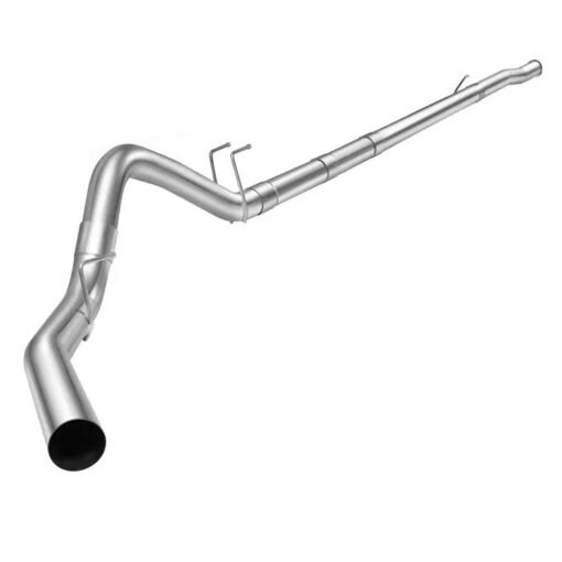 For 4.0/5.0 Inch 6.7 Powerstroke Ford F-250 F-350 F-450 DPF Delete Race Pipe Downpipe-Back w/Muffler Exhaust( 2011-2023) - Image 15