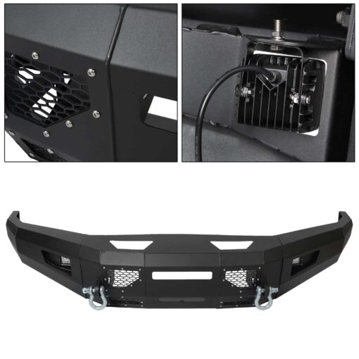 Steel Front Bumper for 2017-2019 Ford F-250 F-350 F-450 - Image 7