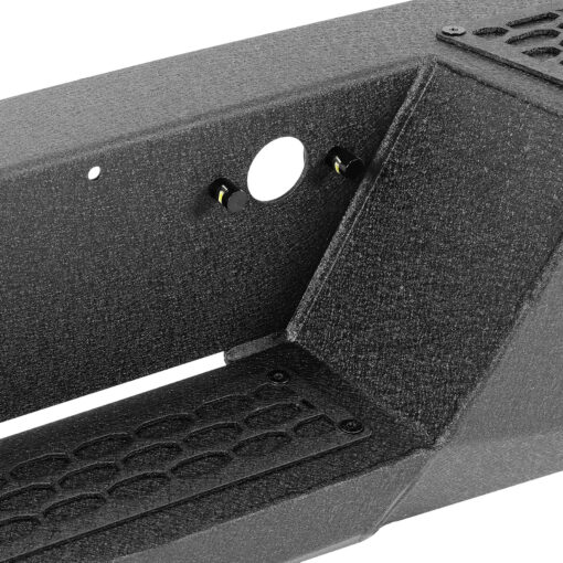 Heavy-Duty Rear Bumper Black For Chevy Silverado and GMC Sierra 1500 2007-2018 - Image 8