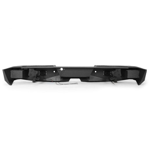 Heavy-Duty Rear Bumper Black For Chevy Silverado and GMC Sierra 1500 2007-2018 - Image 5