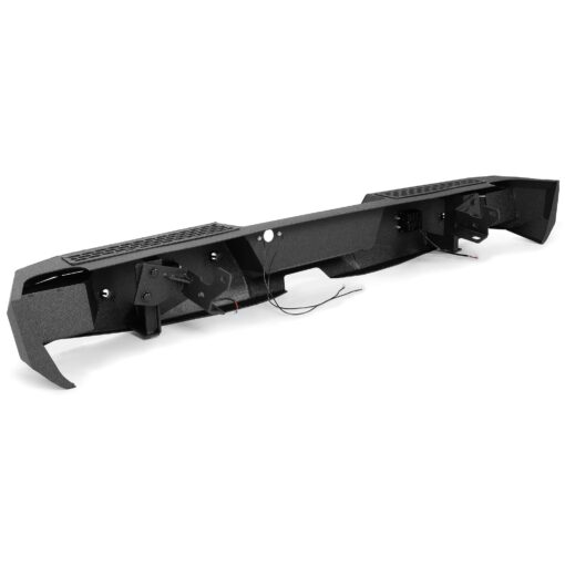 Heavy-Duty Rear Bumper Black For Chevy Silverado and GMC Sierra 1500 2007-2018 - Image 6