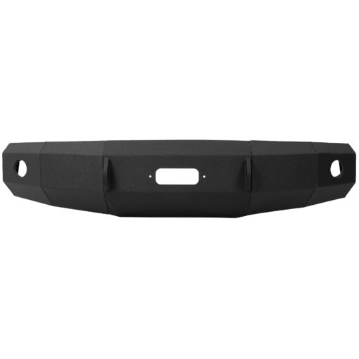 Modular Black Front Bumper for 1992-1996 Ford F-150 F-250 F-350 3-Piece Steel Base