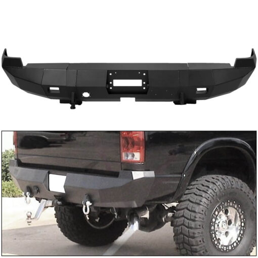Rear Winch Bumper for 2002-2008 Dodge Ram 1500 2003-2009 Dodge Ram 2500/Ram 3500/Ram 4500/Ram 5500 - Image 2
