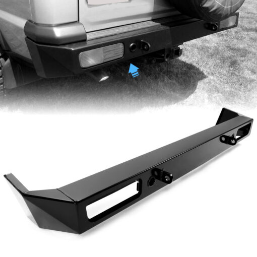 Heavy-Duty Rear Steel Bumper For 1999-2004 Land Rover Discovery - Image 2