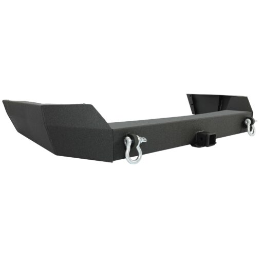 Off-road Rear Bumper Compatible with 1999-2004 Jeep Grand Cherokee WJ with 2 Inch Hitch Receiver - Image 3