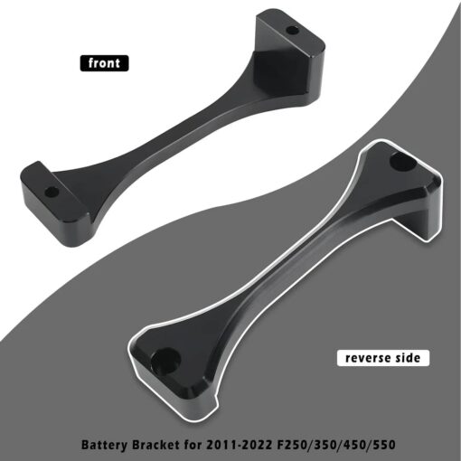 Billet battery hold downs-Fits 2011-2022 Ford F250/350/450/550 - Image 3