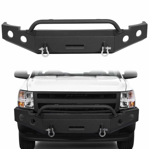 Modular Front Bumper for 2007-2013 Chevy Silverado 1500 3-Piece - Image 2