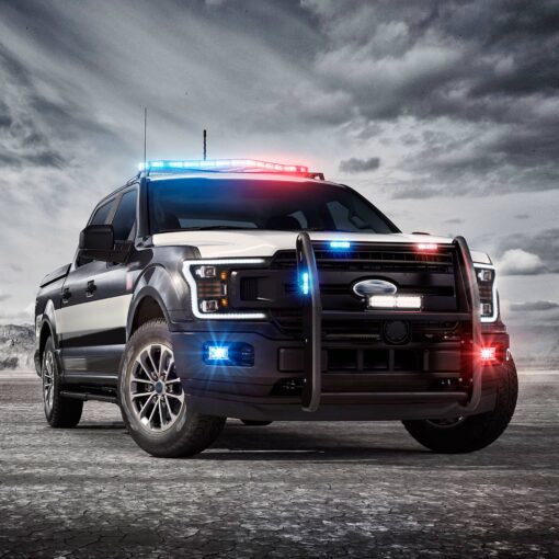 18-20 Ford F150 13th Gen Facelifted (Ⅱ) LED Dual Beam Projector HeadLights Black - Image 11