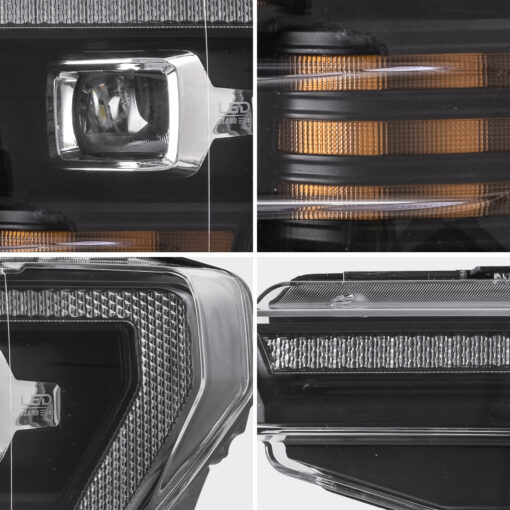 18-20 Ford F150 13th Gen Facelifted (Ⅱ) LED Dual Beam Projector HeadLights Black - Image 6