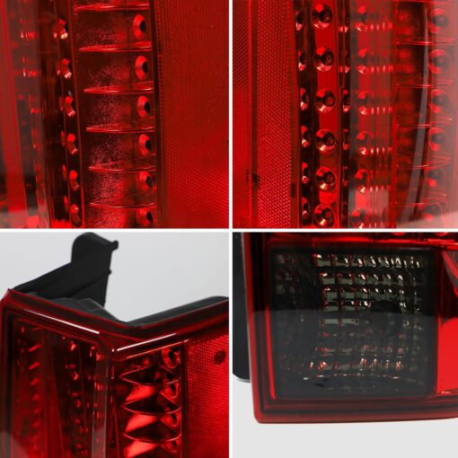07-14 GMC Yukon Chevrolet Tahoe Suburban LED Tail Lights with Red Turn Signal - Image 8