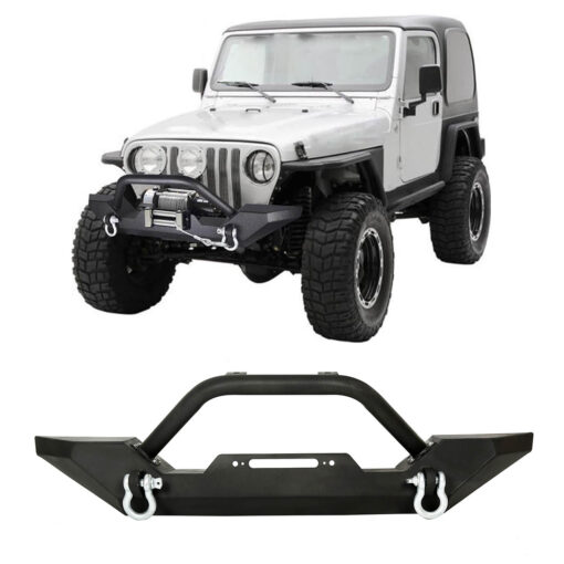 Front Bumper for 1986-2006 Jeep Wrangler TJ YJ - Image 2