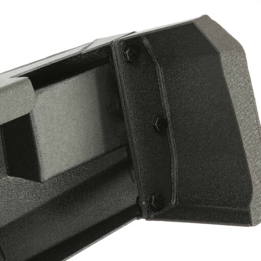 Rear Bumper Black Steel compatible with 2009-2014 Ford F150 Fits Models without Rear Sensors - Image 7