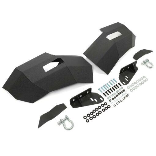 Front Bumper 3-Pieces with D-Rings Compatible with 2007-2010 Chevrolet Silverado 2500 3500 - Image 12
