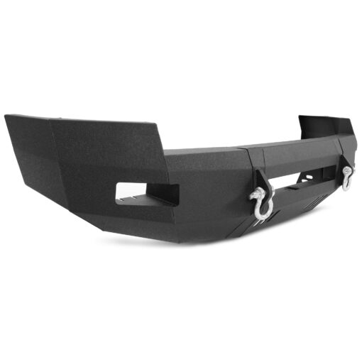 Front Bumper 3-Pieces with D-Rings Compatible with 2007-2010 Chevrolet Silverado 2500 3500 - Image 2
