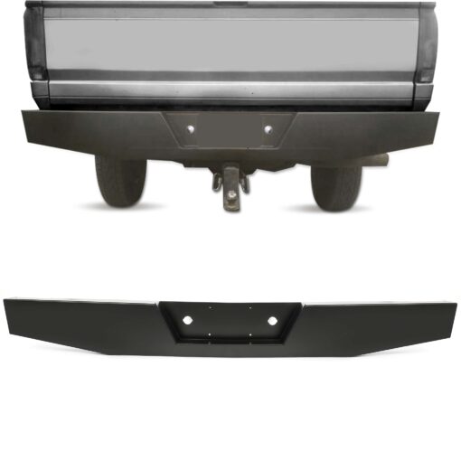Full Size Steel Rear Bumper For 1973-1997 Ford F150 F250 F350 F-Series - Image 2