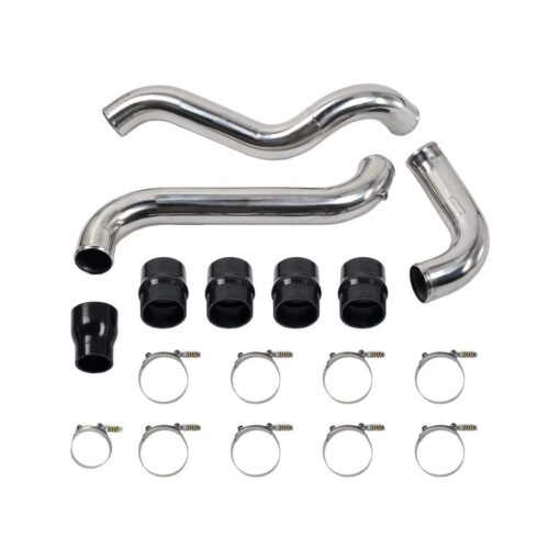 Polished Intercooler Pipe &Boot Kit For 2011-2016 GMC CHEVY 6.6 6.6L LML Duramax