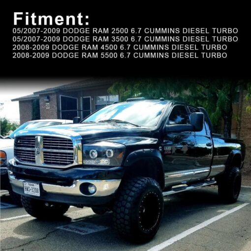 Dodge Ram 6.7L Cummins EGR Cooler Delete Kit Black(2007-2009) - Image 7