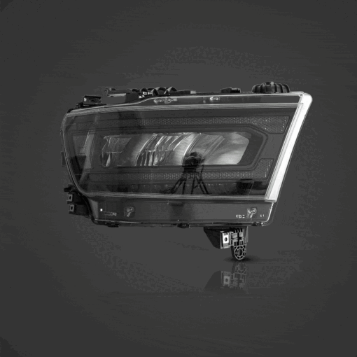 19-24 Dodge Ram 1500 5th Gen (DT) LED Reflection Bowl HeadLights Chrome - Image 8