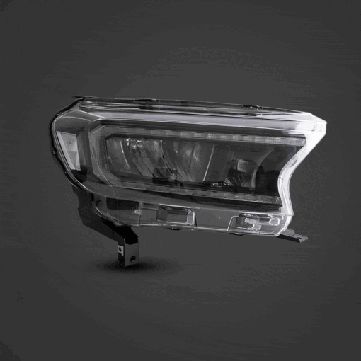 15-21 Ford Ranger 3th Gen P375 [International Types] LED Reflection Bowl HeadLights Chrome - Image 6