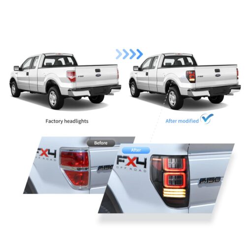 09-14 Ford F150 12th Gen (P415) Tail Lights With Sequential Turn Signal - Image 12