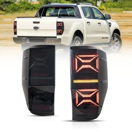 12-22 Ford Ranger 1th Gen (T6/P375) International II LED Tail Lights With Sequential Turn Signal