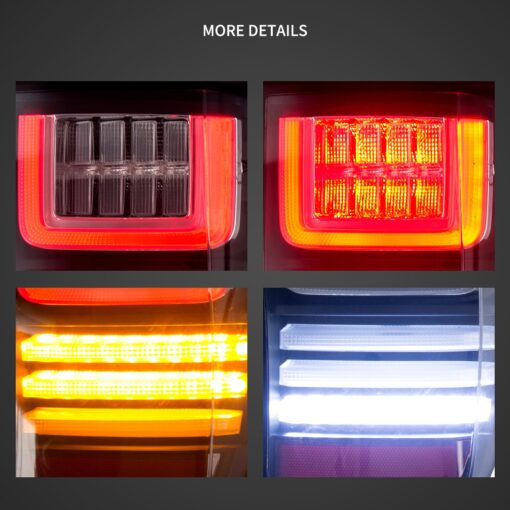 12-22 Ford Ranger 1th Gen (T6/P375) LED Tail Lights With Sequential Turn Signal (Not Fit For US Models) - Image 8