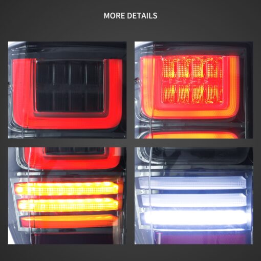 12-22 Ford Ranger 1th Gen (T6/P375) LED Tail Lights With Sequential Turn Signal (Not Fit For US Models) - Image 12