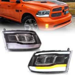 09-18 Dodge Ram 4th Gen 1500 2500 3500 LED Reflection Bowl HeadLights