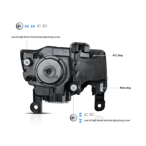 14-22 Jeep Grand Cherokee (WK2) Headlights Full LED With Startup Animation/ Blue DRL - Image 10