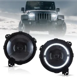18-Up Jeep Wrangler JL JLU JT Rubicon Full LED Headlights With Start-up animation