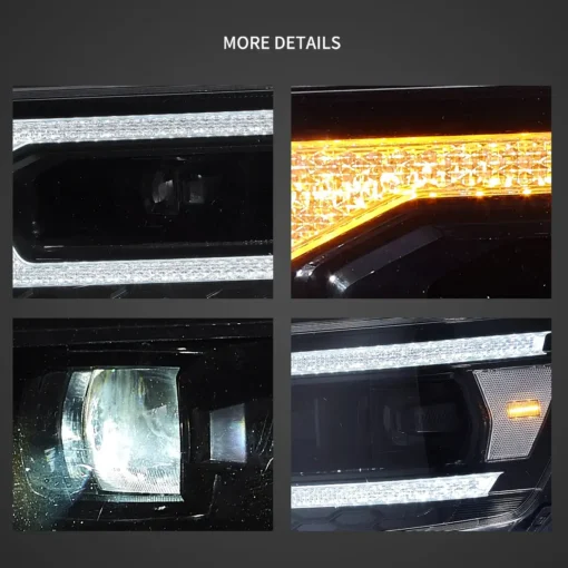 19-24 Dodge Ram 1500 Full LED Headlights - Image 8
