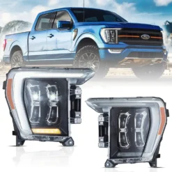 21-23 Ford F150 14th Gen Projector Full LED Matrix Headlights Upgrade