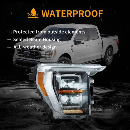 21-24 Ford F150 14th Gen LED Matrix Headlights - Image 11